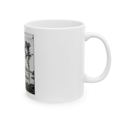 Belle Plain Landing, Virginia. View Of Camp And Transports. (Lower Landing). Photo Taken Near Bull Bluff (U.S. Civil War) White Coffee Mug
