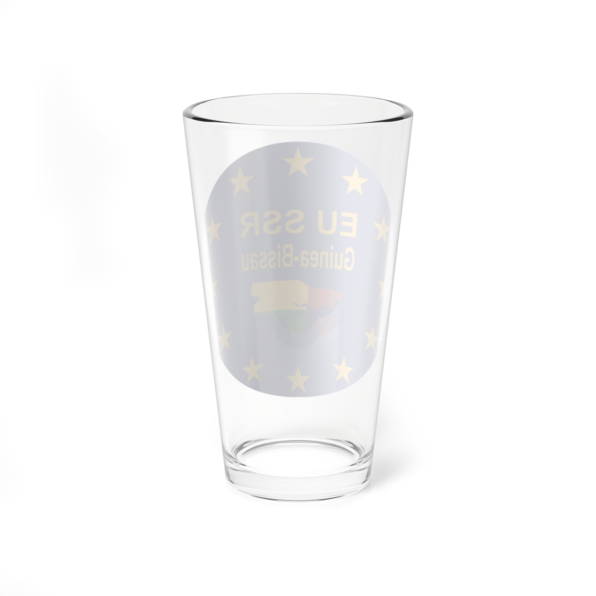 EU SSR Guinea-Bissau logo (Guinea) Pint Glass 16oz