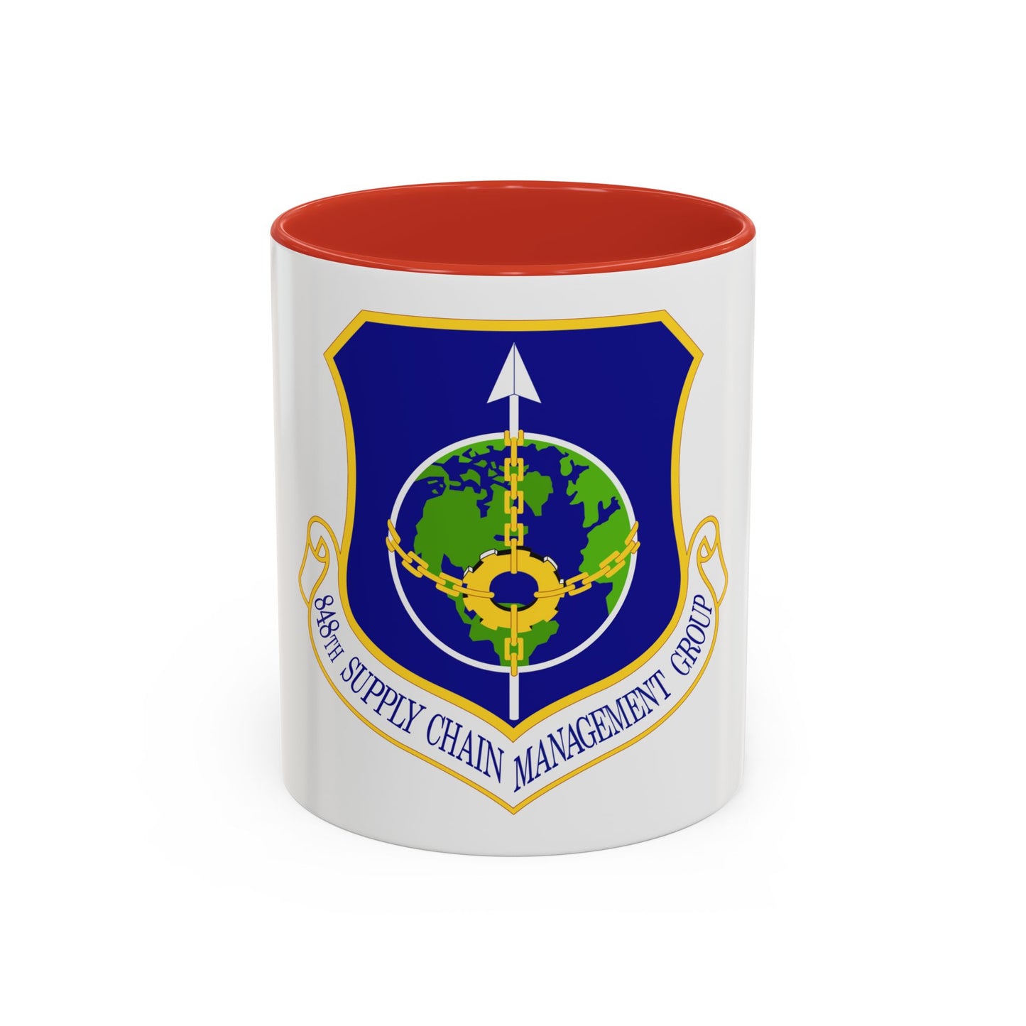 848 Supply Chain Management Group AFMC (U.S. Air Force) Accent Coffee Mug