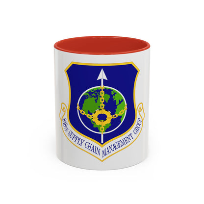 848 Supply Chain Management Group AFMC (U.S. Air Force) Accent Coffee Mug