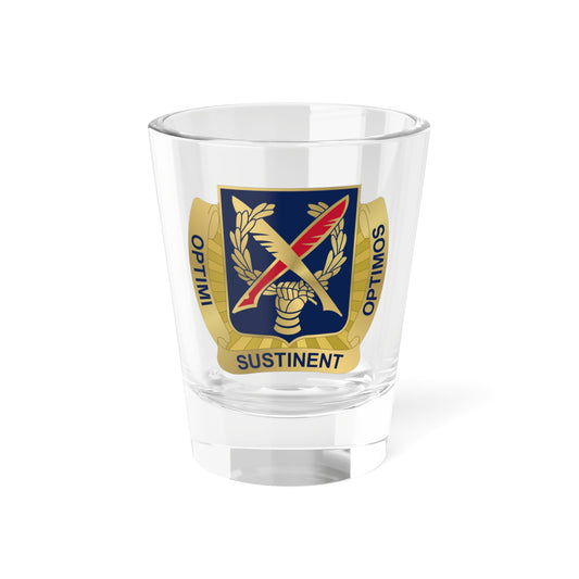 Verre à liqueur du 502e bataillon des services du personnel (armée américaine) 1,5 oz