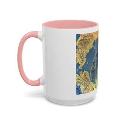 Arctic Ocean Floor (1971) (Map) Accent Coffee Mug