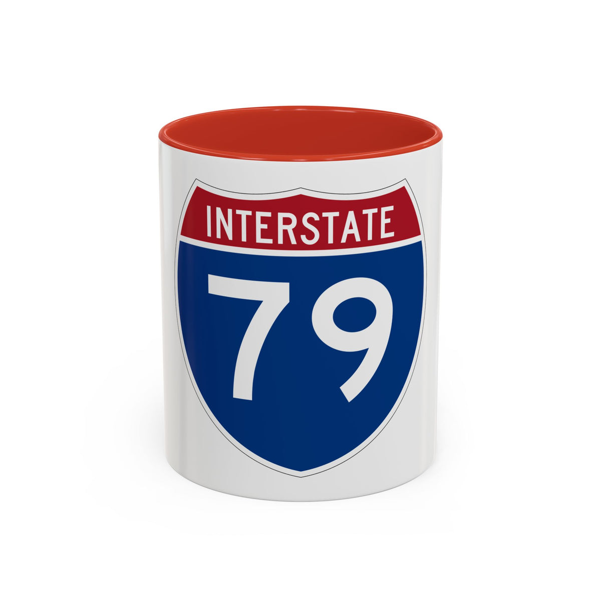 Interstate 79 (U.S. Highways) Accent Coffee Mug