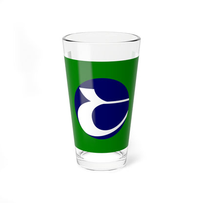 Flag of Tobetsu Hokkaido (Japan) Pint Glass 16oz