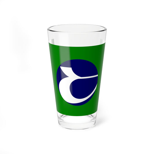 Flag of Tobetsu Hokkaido (Japan) Pint Glass 16oz