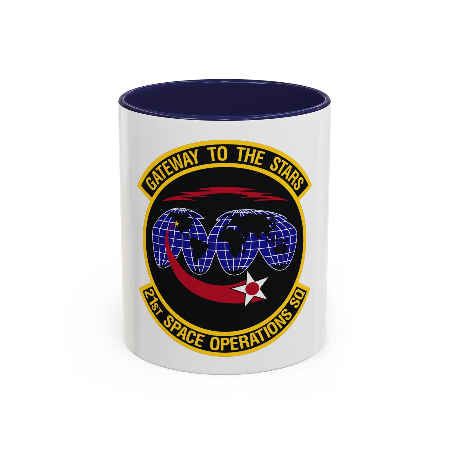 21st Space Operations Squadron (U.S. Air Force) Accent Coffee Mug