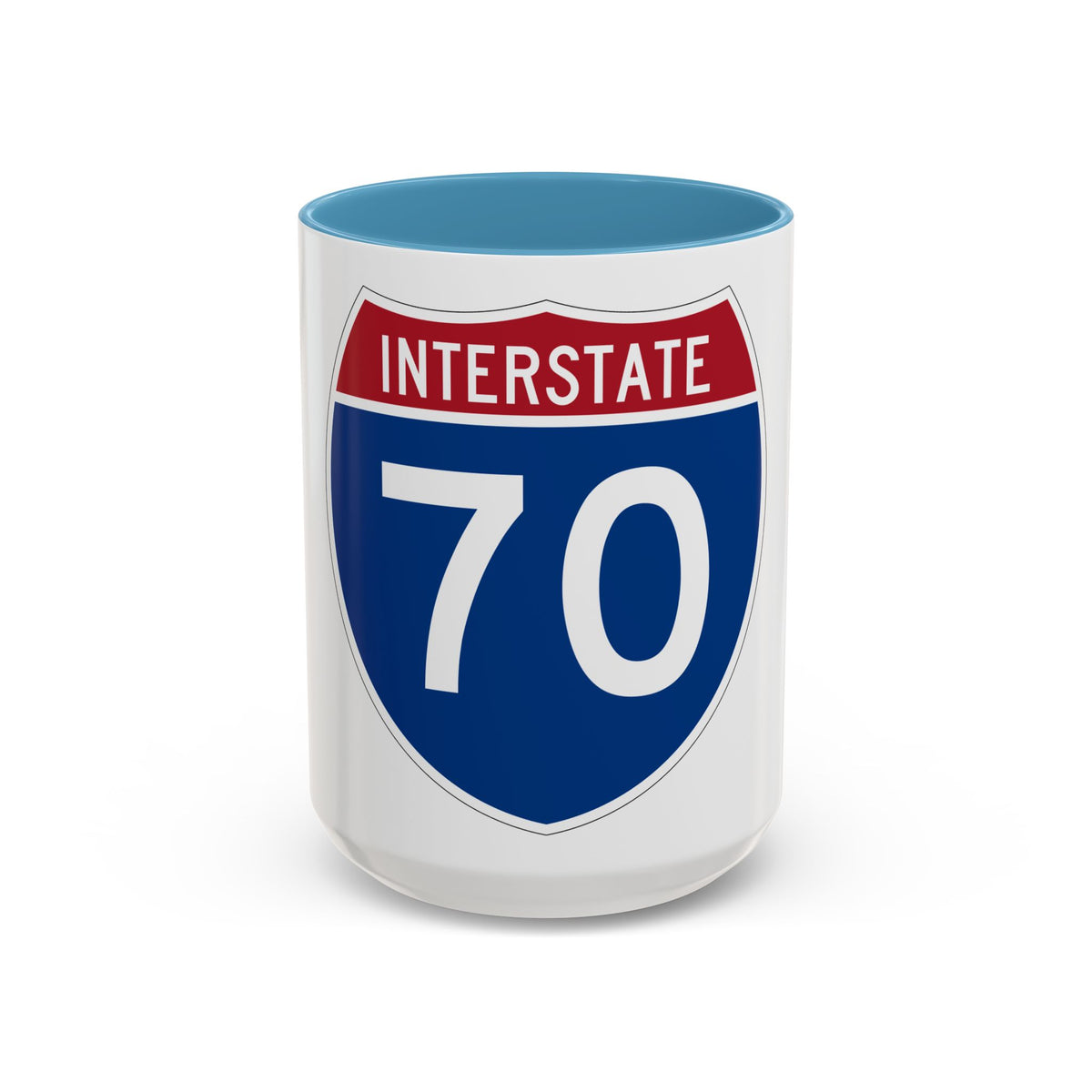 Interstate 70 (U.S. Highways) Accent Coffee Mug
