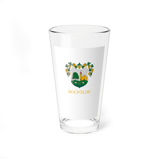 Flag of Bocfolde vertical (Hungary) Pint Glass 16oz