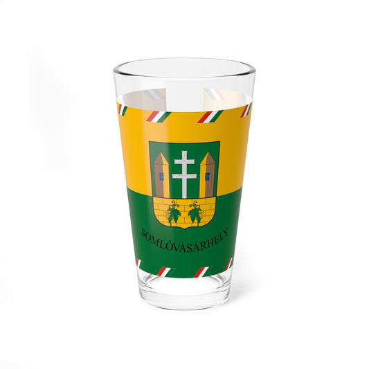 Flag of Somlovasarhely (Hungary) Pint Glass 16oz