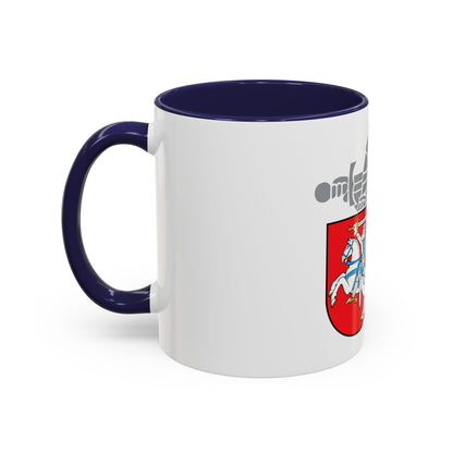 Coat of Arms Ministry of National Defence Lithuania - Accent Coffee Mug
