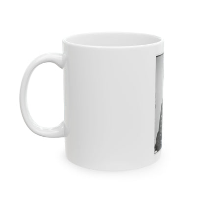 Portrait Of Maj. Gen. Alfred Pleasonton, Officer Of The Federal Army (U.S. Civil War) White Coffee Mug