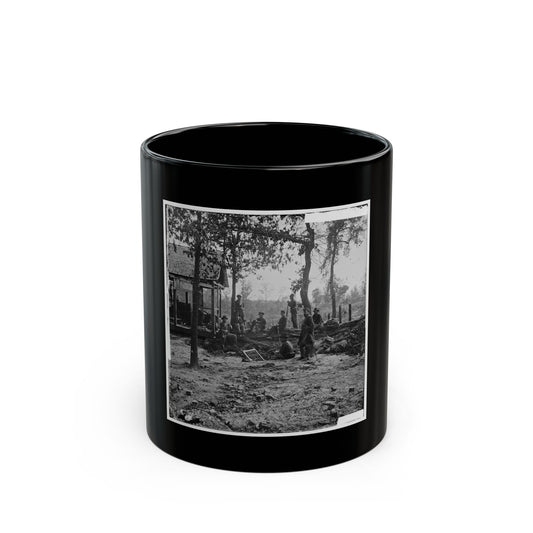 Atlanta, Georgia. Federal Picket Post Shortly Before The Battle Of July 22 (U.S. Civil War) Black Coffee Mug