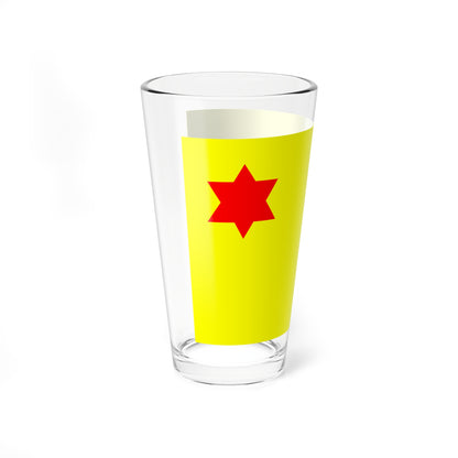 Flag of Xinjiang-Shicai (China) Pint Glass 16oz