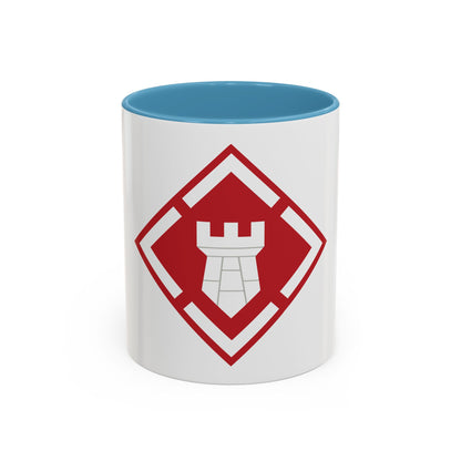 20th Engineer Brigade (U.S. Army) Accent Coffee Mug