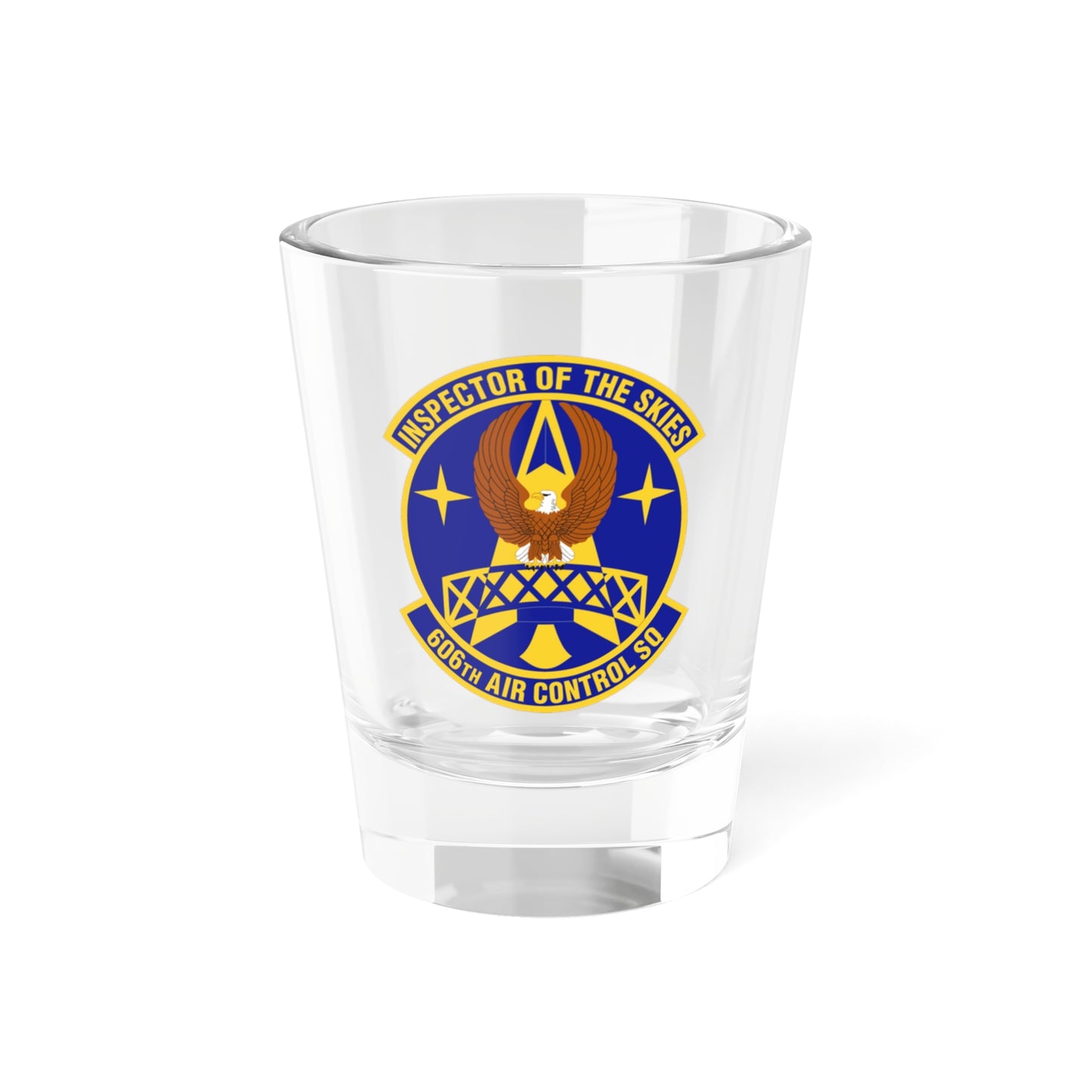 606th Air Control Squadron (U.S. Air Force) Shot Glass 1.5oz