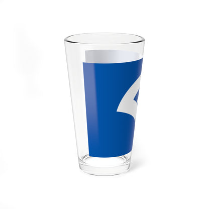 Flag of Tachiarai Fukuoka (Japan) Pint Glass 16oz