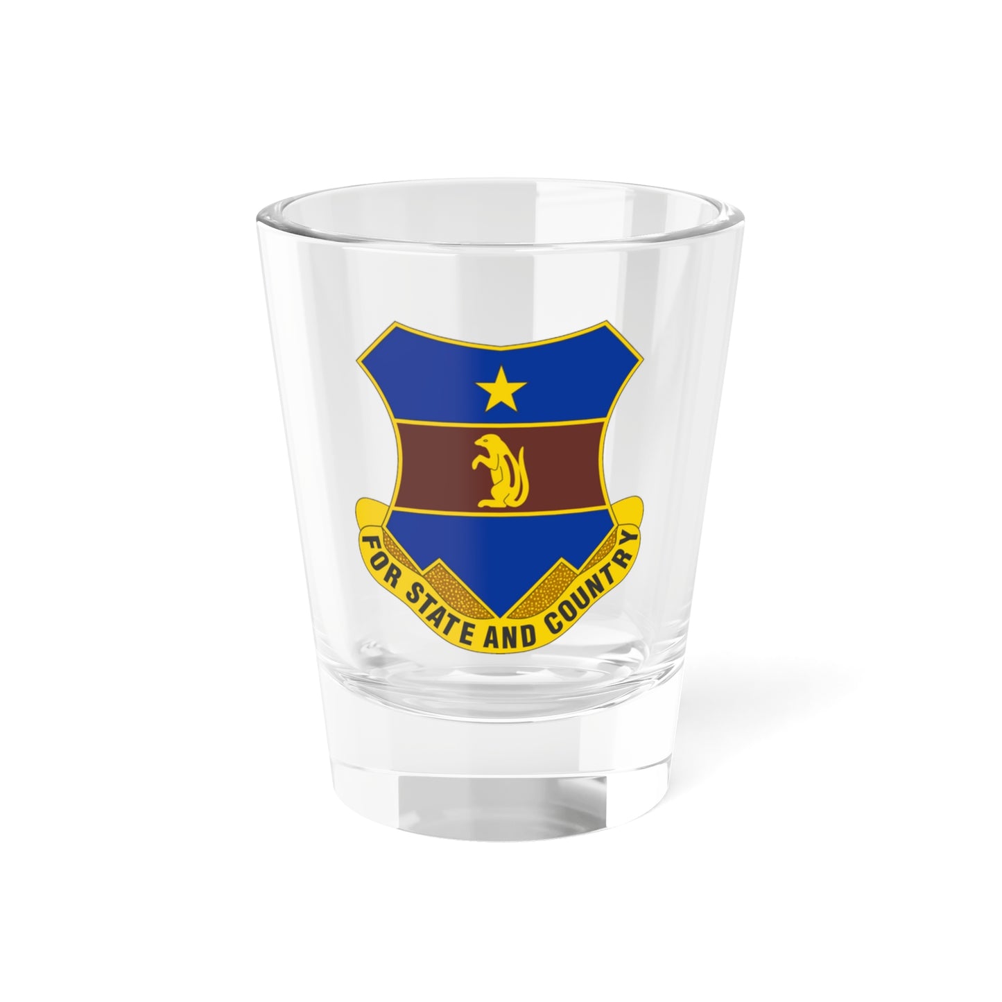 Verre à liqueur du 216e régiment d'artillerie de défense aérienne (armée américaine) 1,5 oz