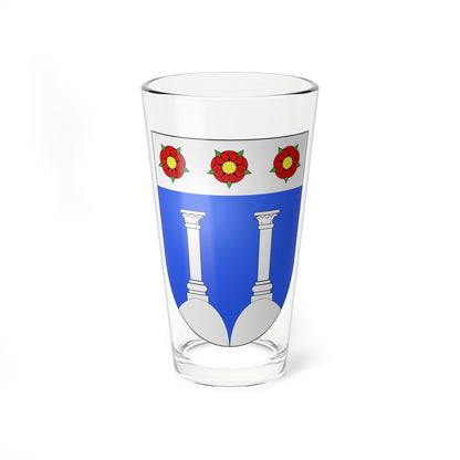Sévaz-coat of arms (Switzerland) (Coat of Arms) Pint Glass 16oz