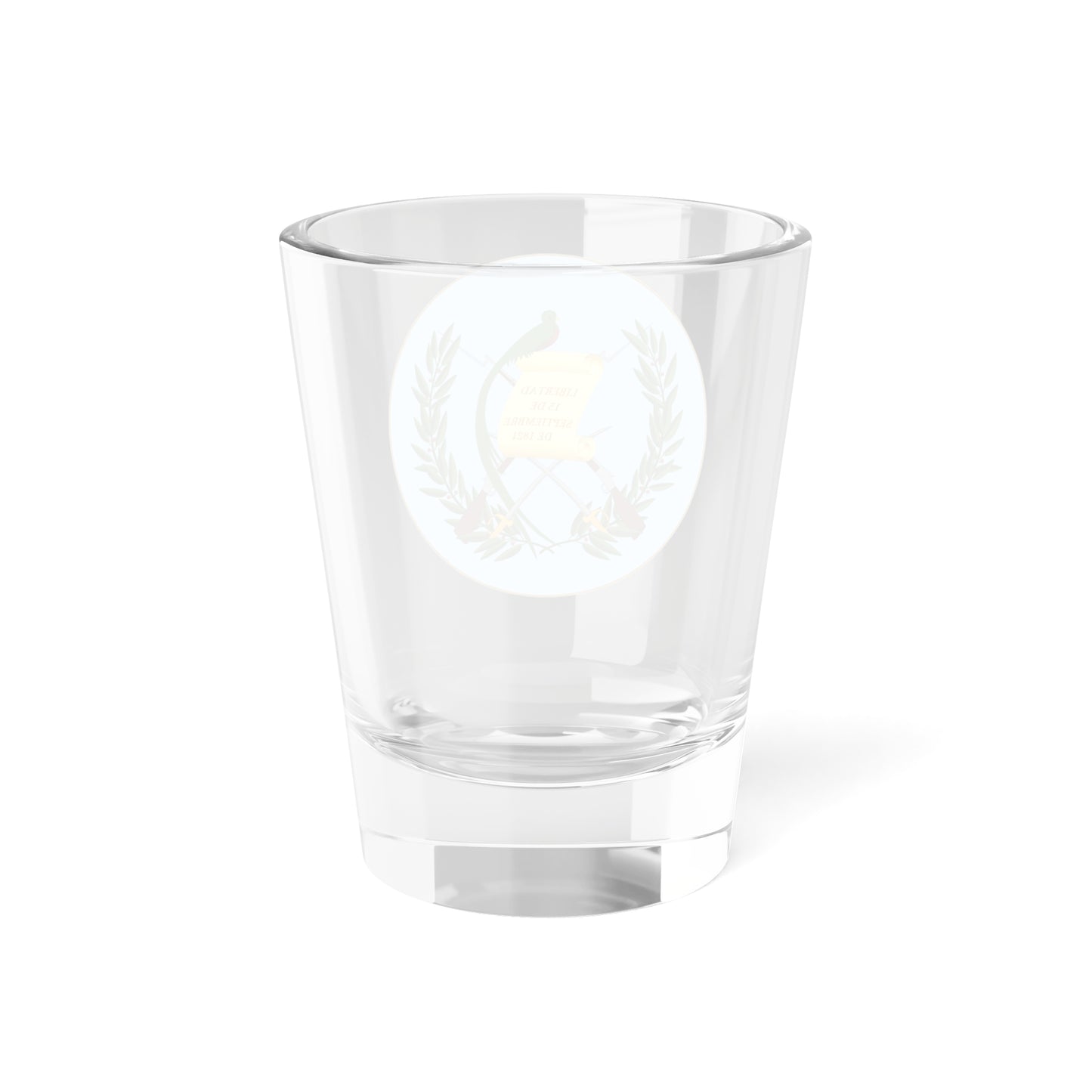 Coat of arms of Guatemala with background (Guatemala) (Coat of Arms) Shot Glass 1.5oz