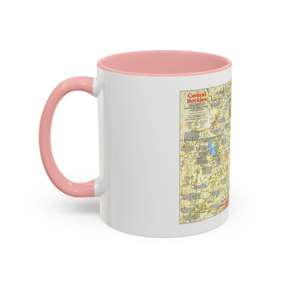 USA - Central Rockies 1 (1984) (Map) Accent Coffee Mug