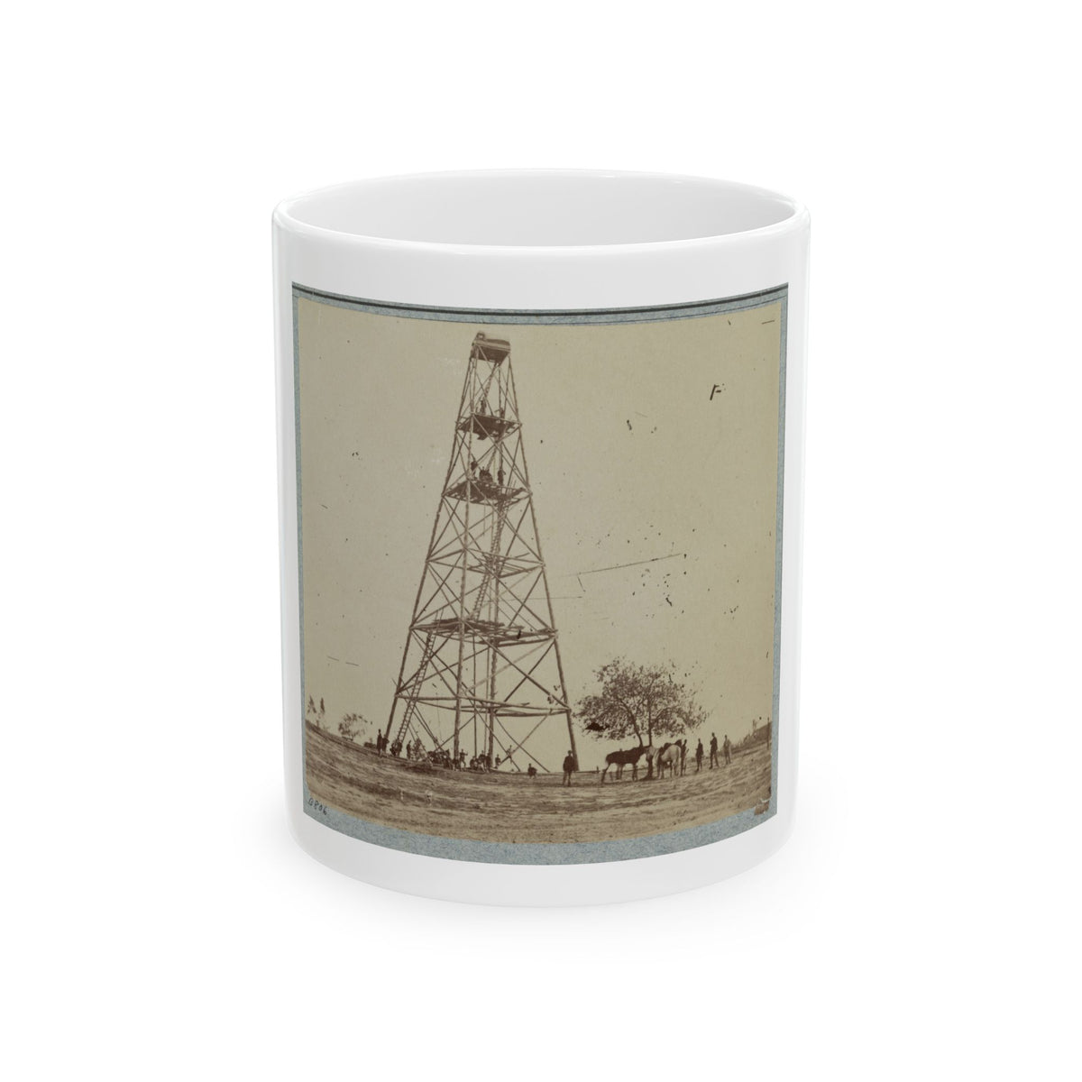 Signal Tower (U.S. Civil War) White Coffee Mug