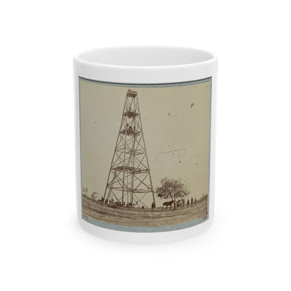 Signal Tower (U.S. Civil War) White Coffee Mug