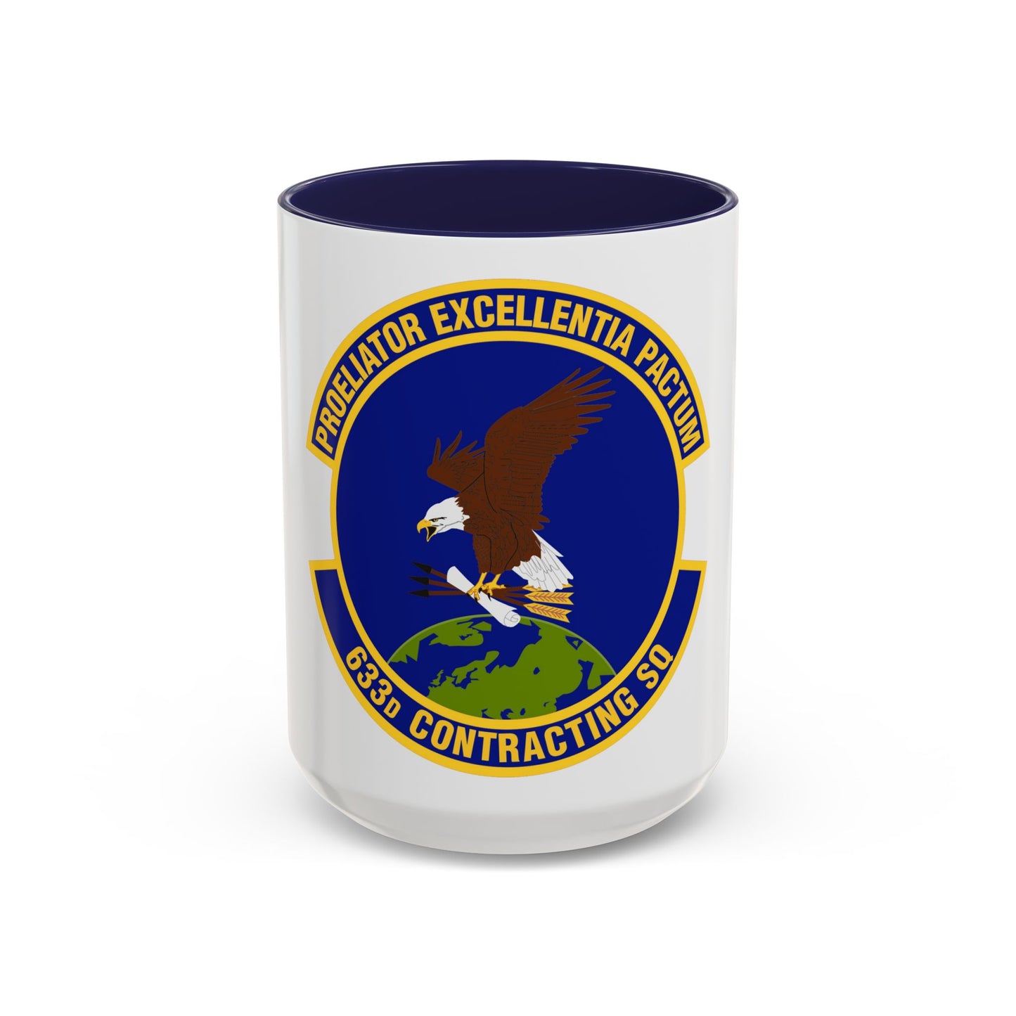 633d Contracting Squadron (U.S. Air Force) Accent Coffee Mug