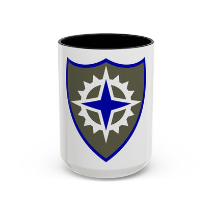 XVI Corps (U.S. Army) Accent Coffee Mug
