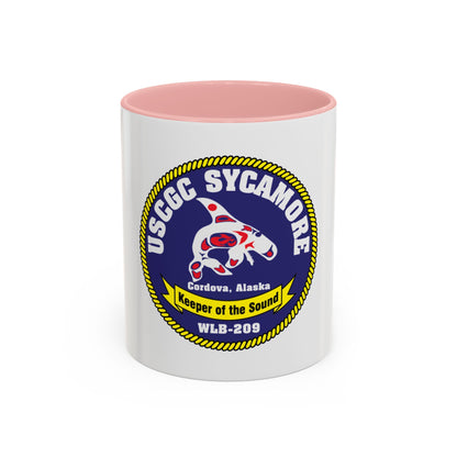 USCGC Sycamore WLB 209 (U.S. Coast Guard) Accent Coffee Mug