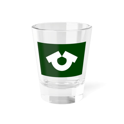 Flag of Hino Shiga (Japan) Shot Glass 1.5oz