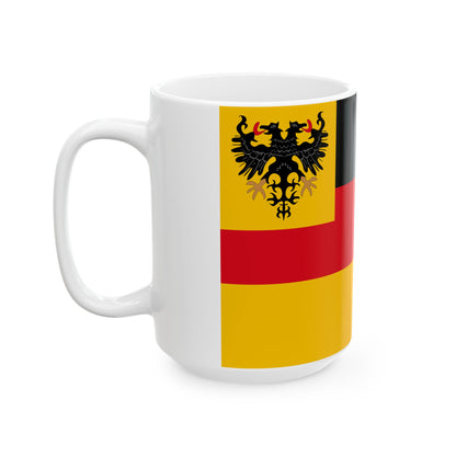 War ensign of the German Empire Navy 1848-1852 (Germany) White Coffee Mug