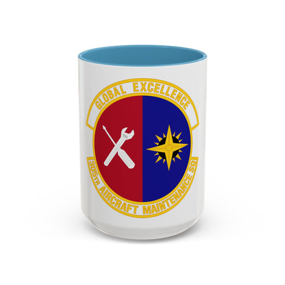 305 Aircraft Maintenance Squadron AMC (U.S. Air Force) Accent Coffee Mug