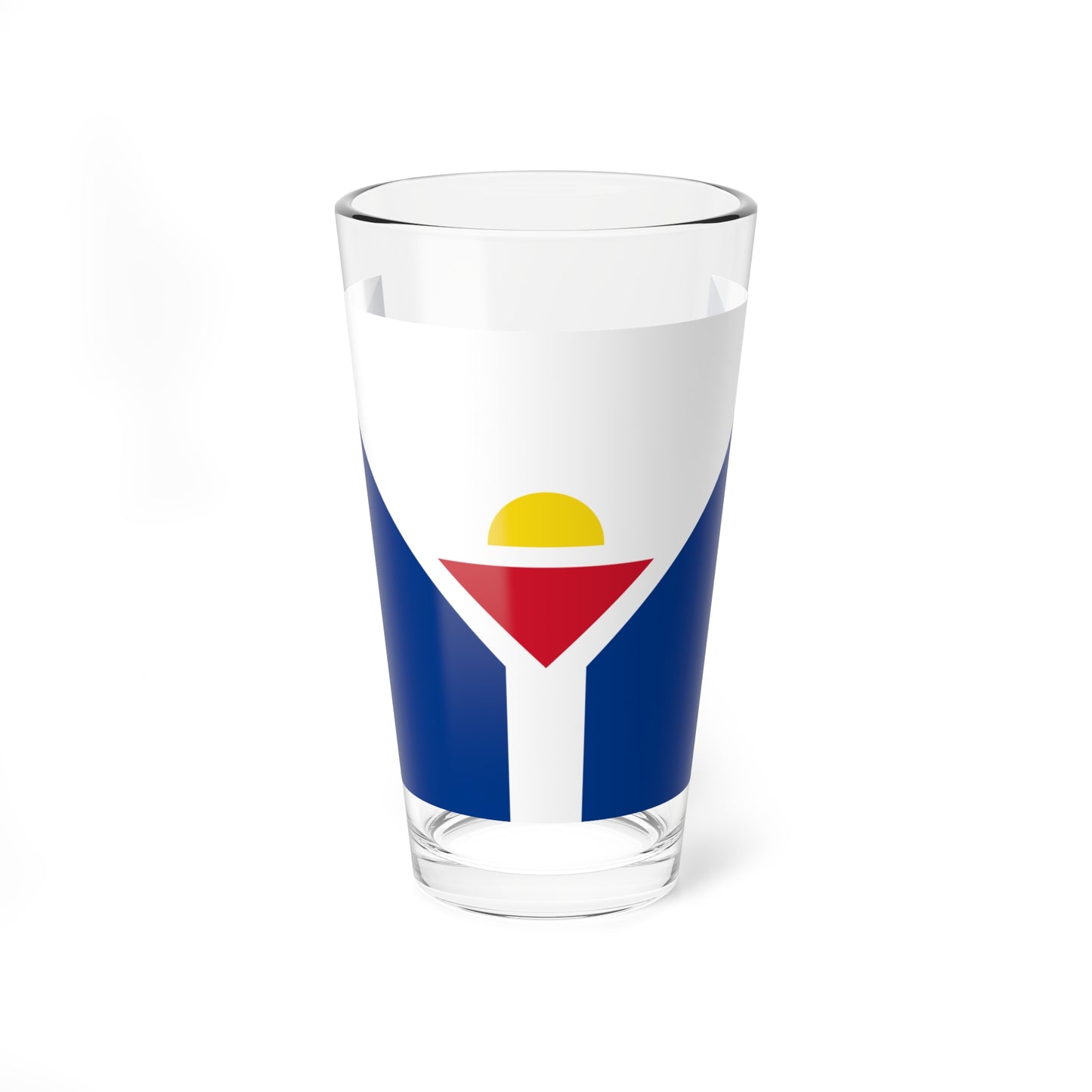 Flag of Saint-Martin fictional (France) Pint Glass 16oz