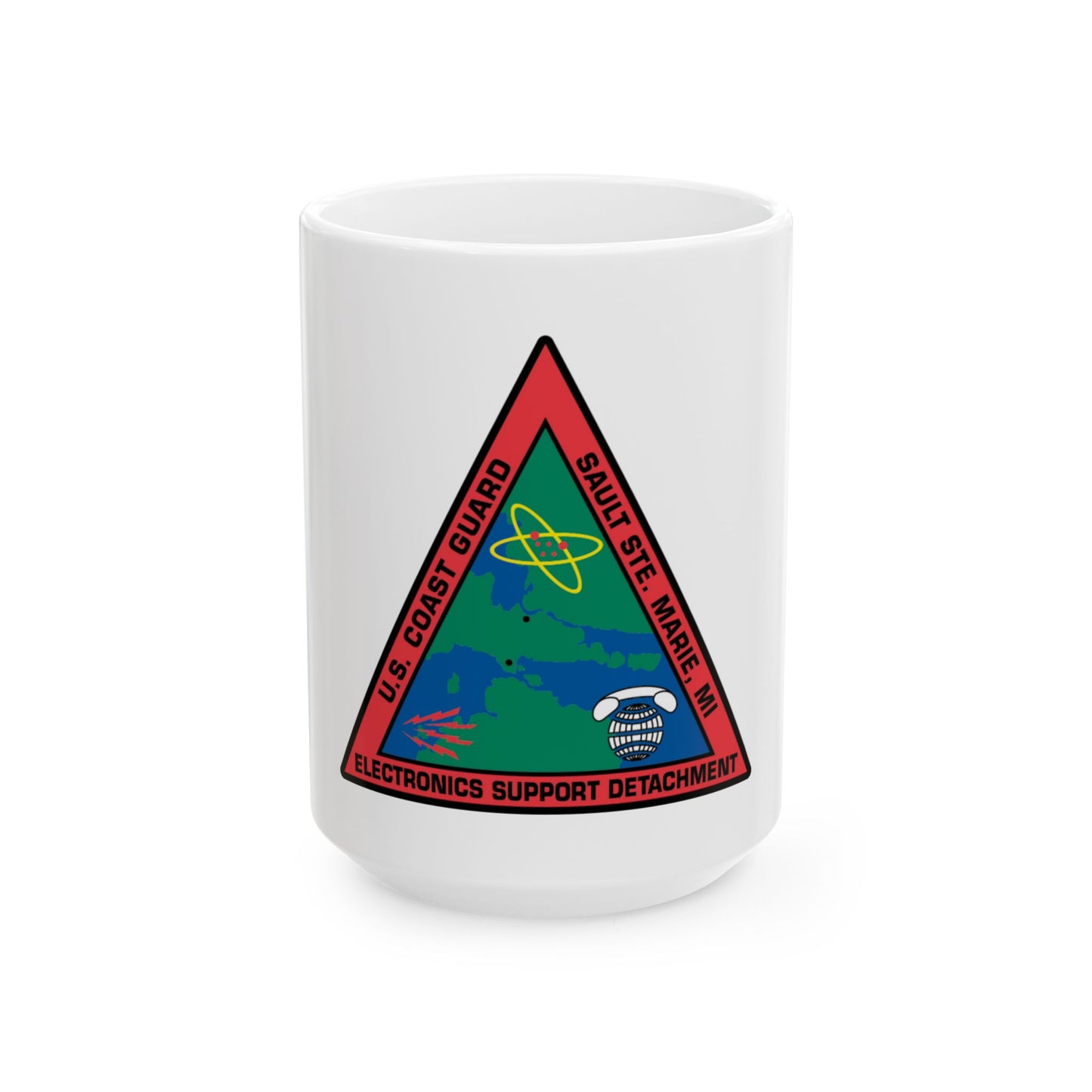 USCG ESD Sault SteMarie MI (U.S. Coast Guard) White Coffee Mug