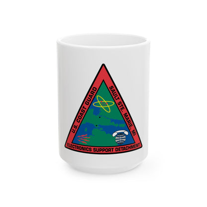 USCG ESD Sault SteMarie MI (U.S. Coast Guard) White Coffee Mug