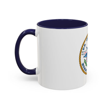 USCG Human Resources (U.S. Coast Guard) Accent Coffee Mug