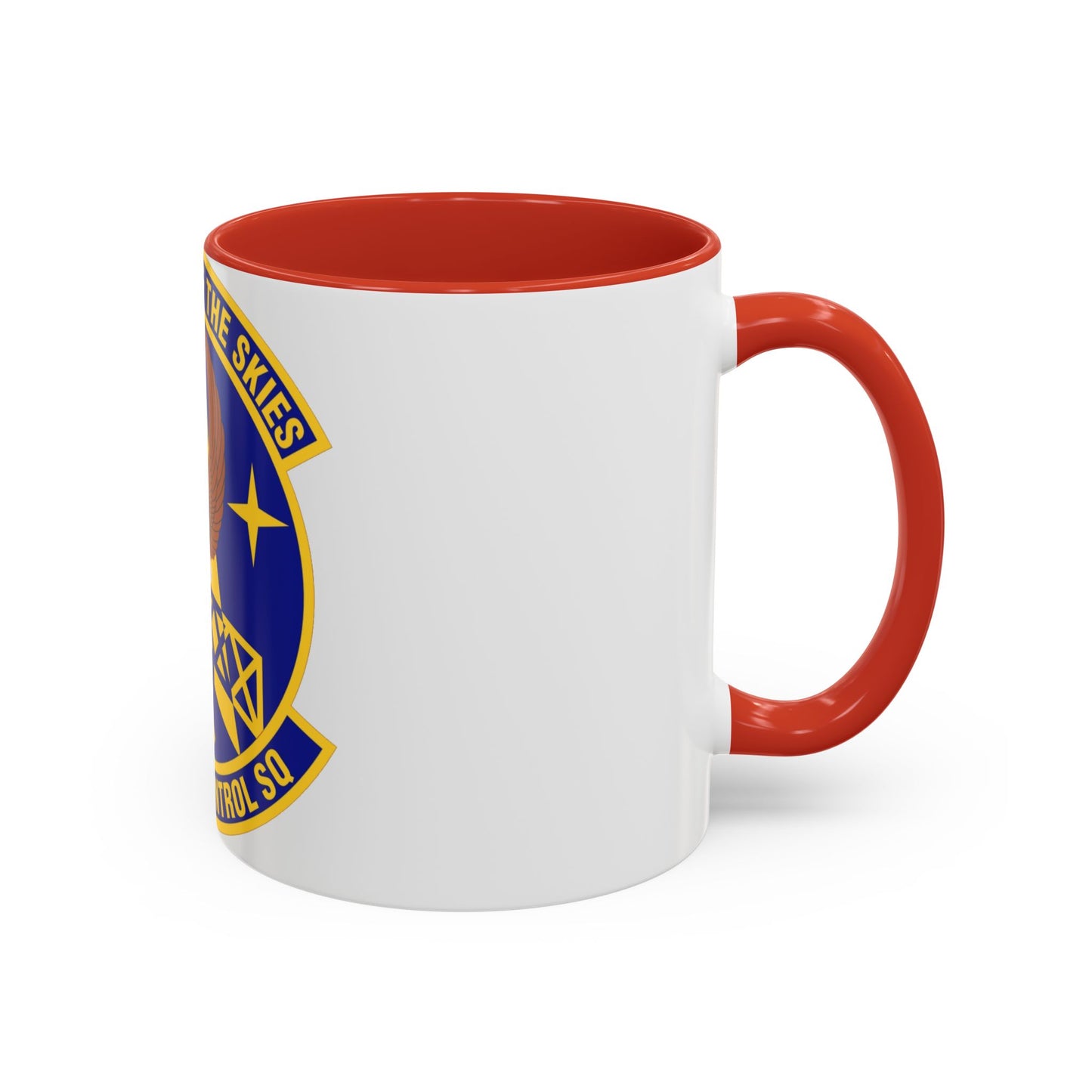 606th Air Control Squadron (U.S. Air Force) Accent Coffee Mug