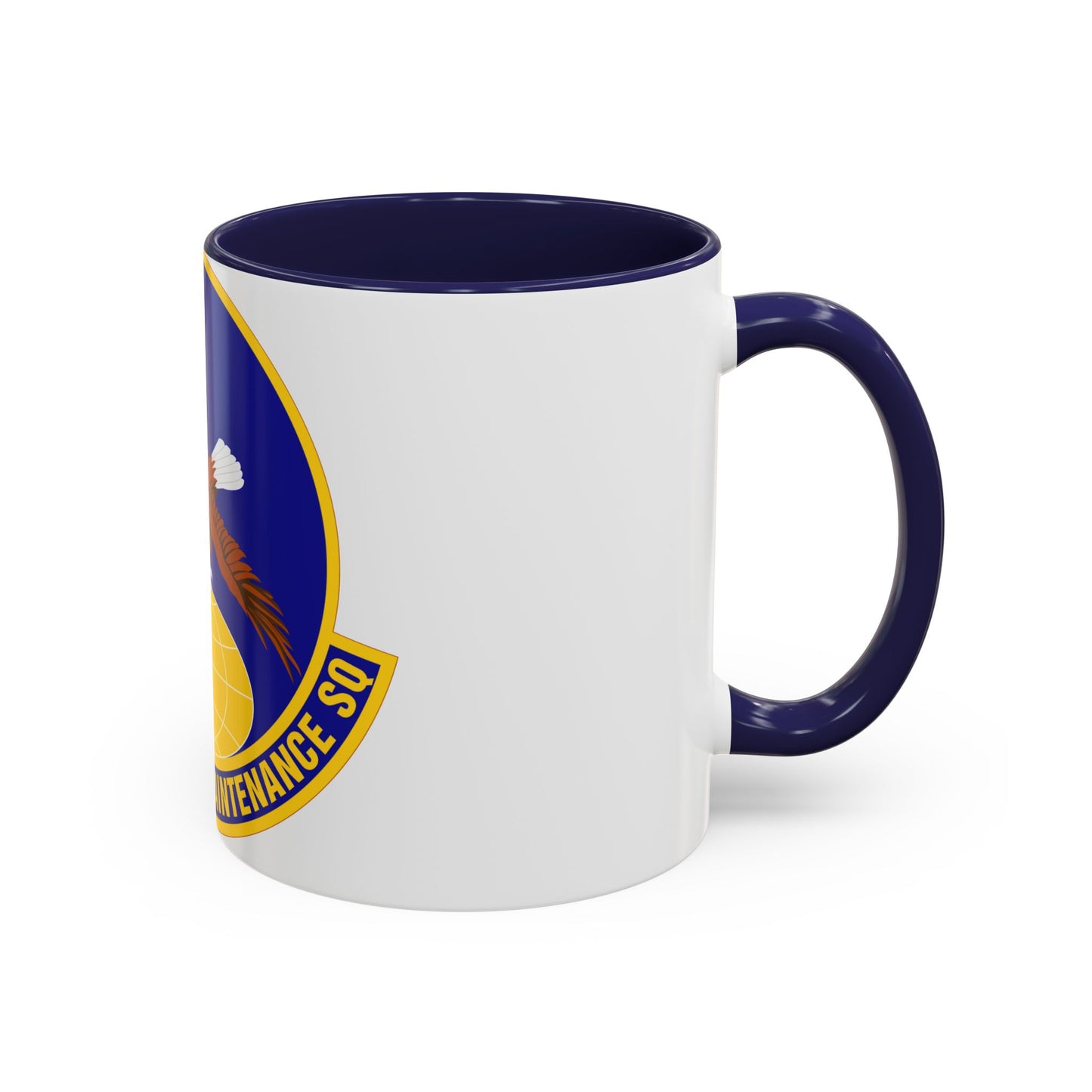 605 Aircraft Maintenance Squadron AMC (U.S. Air Force) Accent Coffee Mug