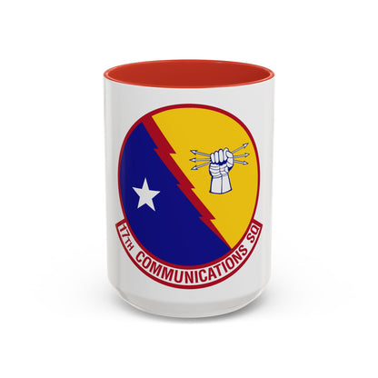 17th Communications Squadron (U.S. Air Force) Accent Coffee Mug