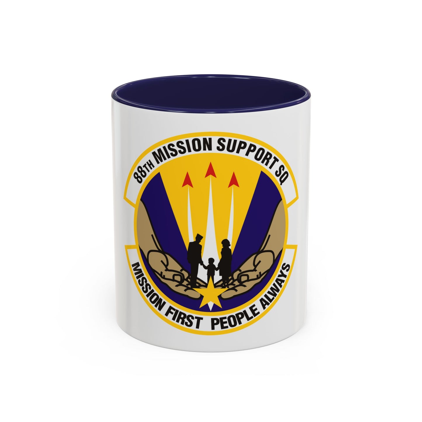 88th Mission Support Squadron (U.S. Air Force) Accent Coffee Mug