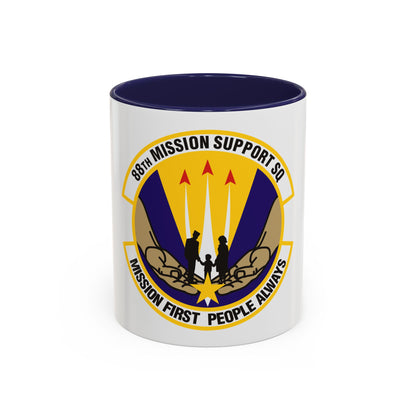 88th Mission Support Squadron (U.S. Air Force) Accent Coffee Mug