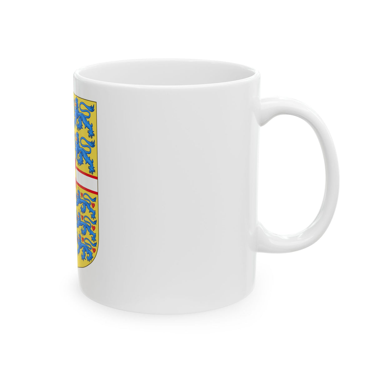 Royal arms of Denmark - White Coffee Mug