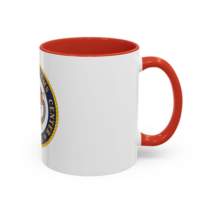 USCG Operations Systems Center (U.S. Coast Guard) Accent Coffee Mug