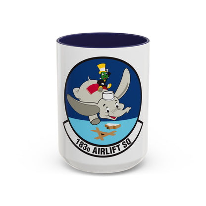 183 Airlift Squadron (U.S. Air Force) Accent Coffee Mug
