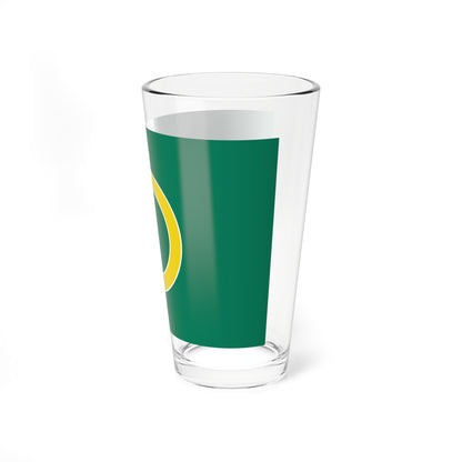 Flag of Itakura Gunma (Japan) Pint Glass 16oz