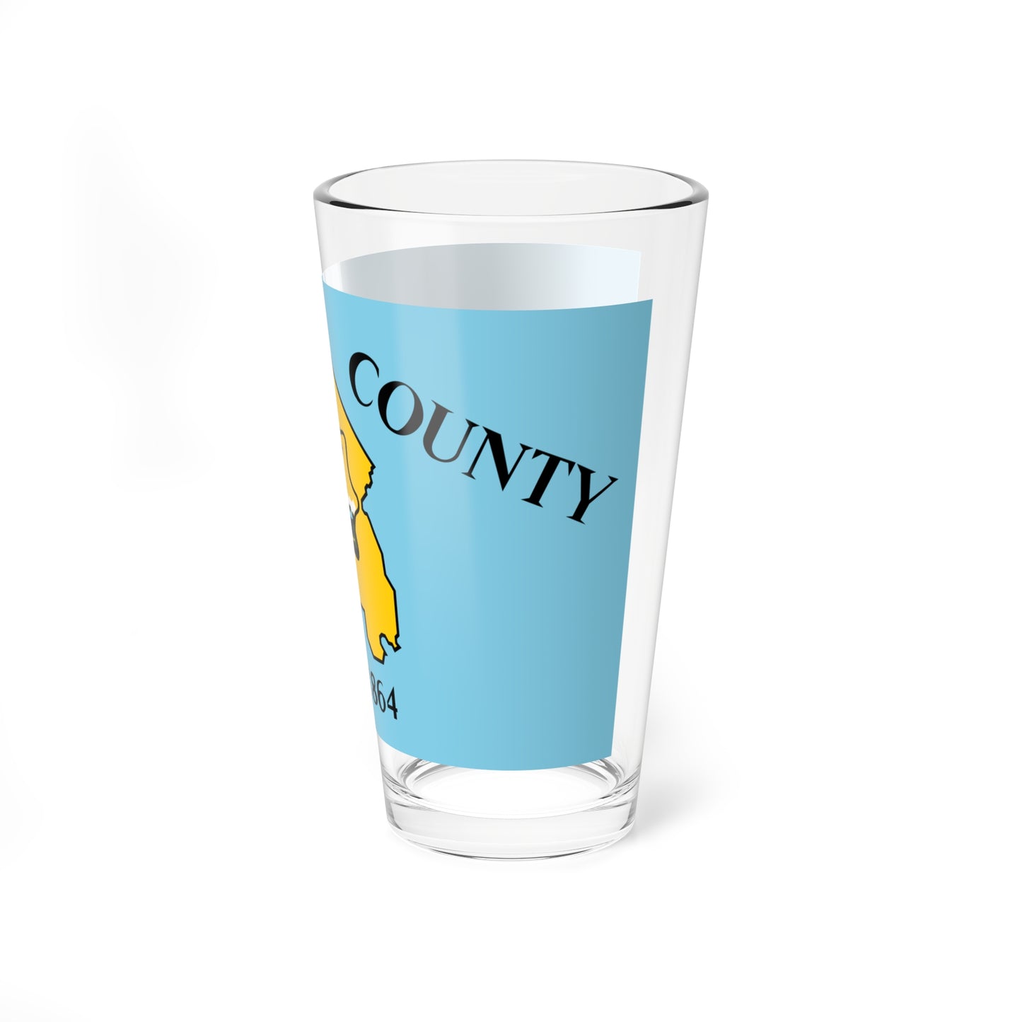 Flag of Alpine County California (United States) Pint Glass 16oz