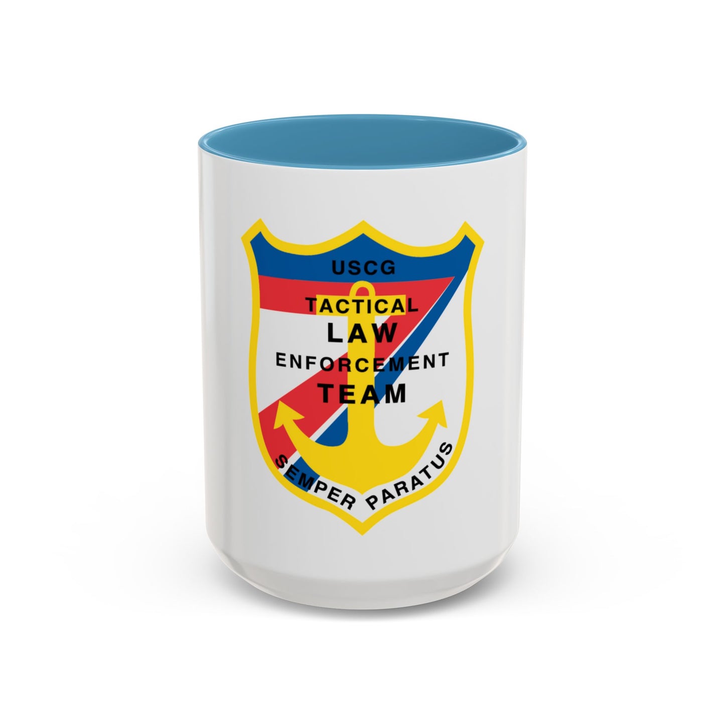 USCG Tactical Law Enforcement Team District 7 (U.S. Coast Guard) Accent Coffee Mug