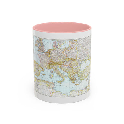 Mediterranean as of September 1 (1939) (Map) Accent Coffee Mug