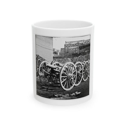 Unknown Location. 6-Pdr. Field Gun, Model 1841 (U.S. Civil War) White Coffee Mug