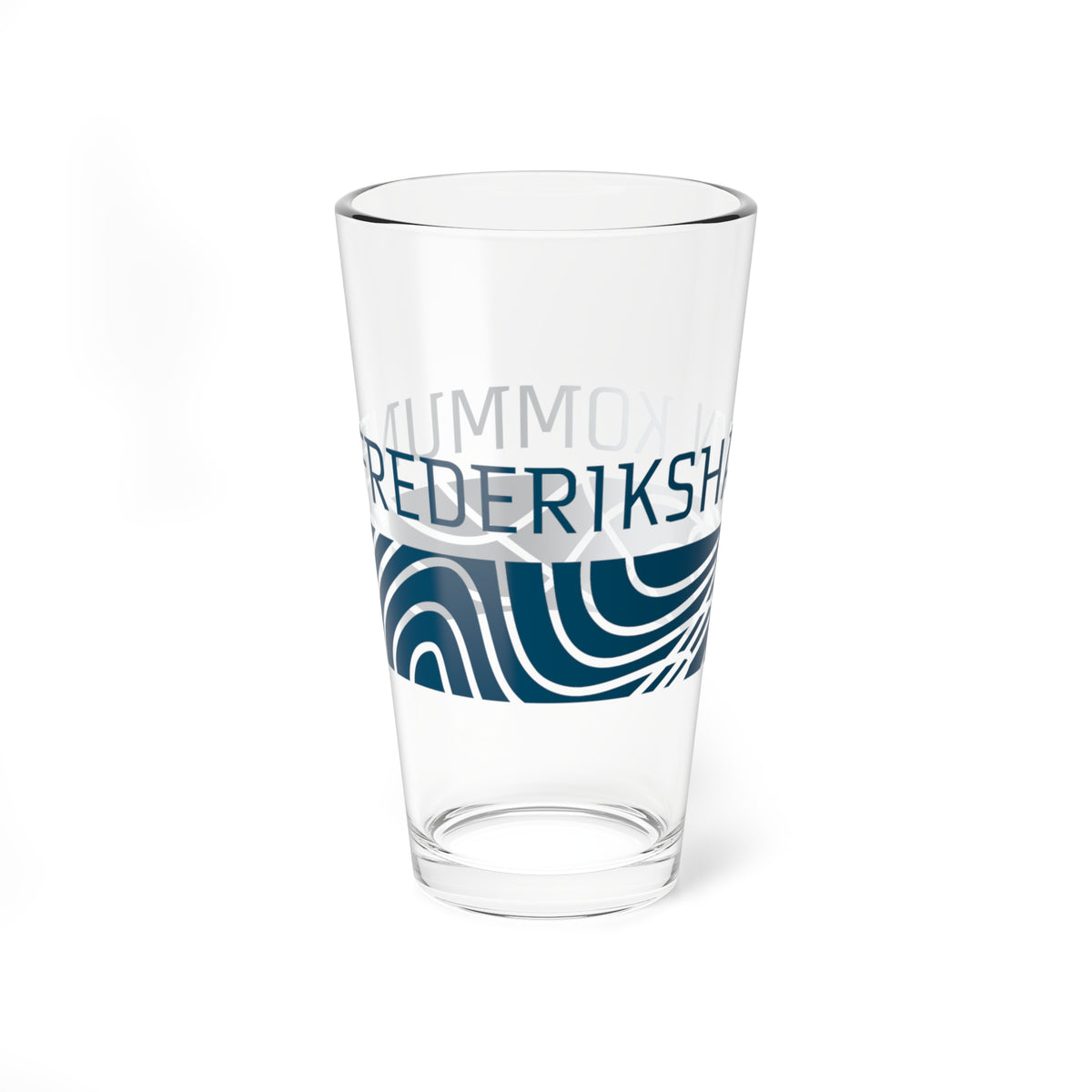 Frederikshavn Kommune Logo (Denmark) (Coat of Arms) Pint Glass 16oz